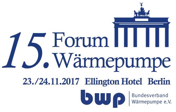 Logo des 15. Forum Wärmepumpe