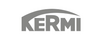 Das Bild zeigt das Logo von Kermi, einer Marke, die für Heiz- und Sanitärprodukte bekannt ist. Der Name „Kermi“ ist in großen Buchstaben dargestellt, mit einem modernen Schriftzug in Grautönen.