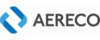 Das Bild zeigt das Logo von AERECO, das aus einem stilisierten Symbol in Blau und dem Text "AERECO" in grauer Schrift besteht. Es vermittelt eine professionelle und moderne Markenidentität.