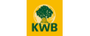 Das Bild zeigt das Logo der KWB. Es besteht aus einem stilisierten Baum in Grün, umgeben von einem gelben Hintergrund. Der Text "KWB" steht in großen grünen Buchstaben am unteren Rand des Logos.
