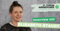 Interview mit Elisabeth Staudt zum 21. Forum Wärmepumpe, das vom 8. bis 9. November 2023 in den Bolle-Festsälen stattfindet. Die Veranstaltung thematisiert neueste Entwicklungen und Innovationen im Bereich Wärmepumpen.