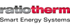 Logo von RatioTherm mit dem Slogan "Smart Energy Systems". Das Design ist in auffälligen Farben gestaltet und vermittelt den Fokus auf intelligente Energielösungen.